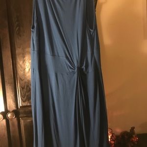 Ann Taylor vibrant blue knot front dress.